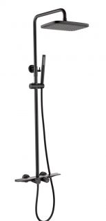 Душевая система с термостатом Grocenberg GB7038BL Чёрный матовый