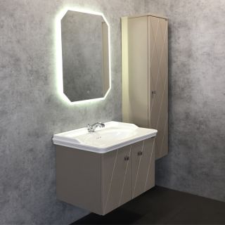 Шкаф-колонна Comforty Кремона-40 латте