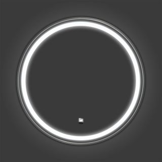 Зеркало Comforty в серебрянной алюминиевой раме Comforty Лея-60 LED-подсветка, бесконтактный сенсор антизапотевание