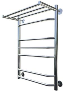 Электрический полотенцесушитель Тругор Браво 3 П с полкой 80x60см хром Браво3/элТЭН8060П