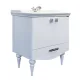 Тумба с раковиной Comforty Монако 00004136578 80 см белый