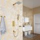 Душевая система Timo Tetra-thermo SX-0199/17SM с термостатом золото матовое