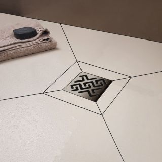 Душевой трап Berges Platz Antik 091061 15см хром глянец