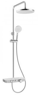 Душевая стойка Berges Morans 075001 с изливом и термостатом хром