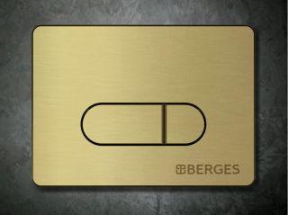 Кнопка смыва Berges Novum бронза 040038