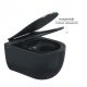 Подвесной унитаз Berges Ventas Black Rimless 082136 сиденье дюропласт Ventas Slim SO чёрный