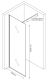 Душевая перегородка Berges Wasserhaus Sky 064003 100x200, профиль хром сильвер