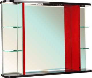 Зеркало с подсветкой Bellezza Рио 90см белый 00000001217