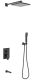 Душевой комплект Berges Ventas 3S чёрный матовый 073006
