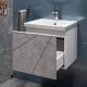 Тумба под раковину подвесная Vigo Geometry 032 50 см бетон