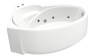 Акриловая ванна Bas Фэнтази 150x88 см левая без гидромассажа