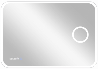 Зеркало с подсветкой Continent Bliss ЗЛП334 с увеличительной линзой 80см