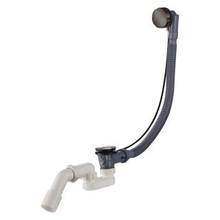 Слив-перелив для ванны Raglo R600.30.09 полуавтомат 60 см графит