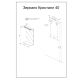 Зеркало с подсветкой Бриклаер Кристалл 4627125417030 40 см дуб гранж песочный
