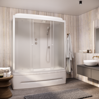 Душевая кабина Parly BNE170FR 170x75 см белый