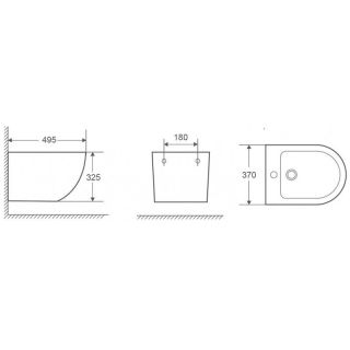Биде WW SK  Арт. MERZBACH 005 GL-WT 10000003713