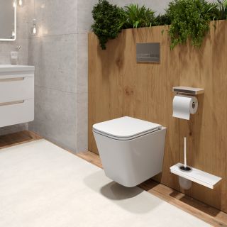 Комплект 3в1 100123425 инсталляция Lemark Peneda Expert с кнопкой смыва Bit хром матовый унитаз подвесной безободковый Florex торнадо белый глянец