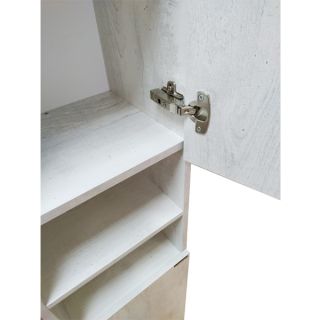 Comforty Зеркало-шкаф "Турин-120" дуб бежевый