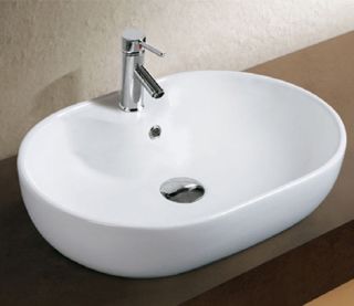 Раковина-чаша CeramaLux 9175 белая 66 см