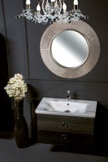 Тумба под раковину Armadi Art Neoart 80см тёмное дерево 830-080-BW