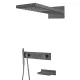 Душевой комплект Boheme Zodiac 132-2-SGM оружейная сталь