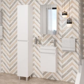 Подвесная тумба под раковину Onika Милтон 104007 40см белый