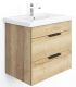 Подвесная тумба под раковину Onika Легран 105031 50см дуб галифакс