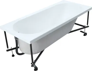 Акриловая ванна Aquanet Lotos 328870 175x80 см с каркасом