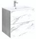 Подвесная тумба под раковину Onika Марбл 106548 65см мрамор/камень бетонный
