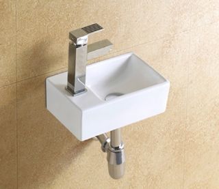 Раковина-чаша CeramaLux 9048GTR белая 29.5 см