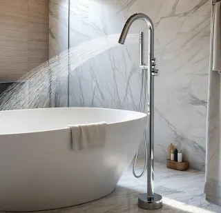 Напольный смеситель для ванны Boch Mann Suv BM10906 хром