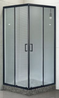 Душевой уголок Royal Bath HPD 110x100см чёрный RB1110HPD-C-BL