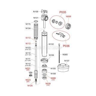 Впускной механизм AlcaPlast с нижней подводкой и металлической резьбой A18-3/8"
