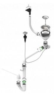 Одинарный сифон Alveus 114-HPV-POPUP 1127248