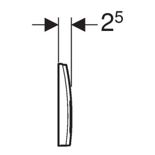 Кнопка смыва Geberit Delta 50 115.135.11.1 белая