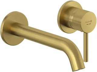 Смеситель для раковины Kludi Bozz 38245N076 брашированное золото
