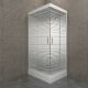 Душевая кабина Triton Квадро Щ0000064615 100x80 см профиль белый стекло с узором