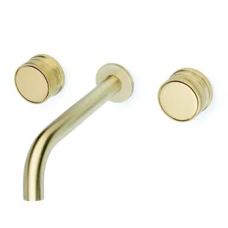 Встраиваемый смеситель для раковины Boheme Prestige 152-2-MG-PR золото матовое