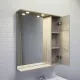 Зеркало-шкаф Comforty Марио 00-00016020 75 см дуб дымчатый