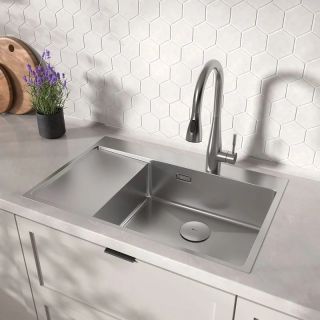 Кухонная мойка Lemark Kezadra 780P 9937153 сталь