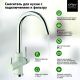 Смеситель для кухни Paini Cox 7844643CR3V11L2KM с подводом для фильтра metallic black