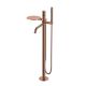 Напольный смеситель для ванны Boheme Stick Diamond  129-CB брашированная медь