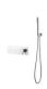 Встраиваемый смеситель для душа Boheme Fusion 130-SYS-CR с ручным душем хром