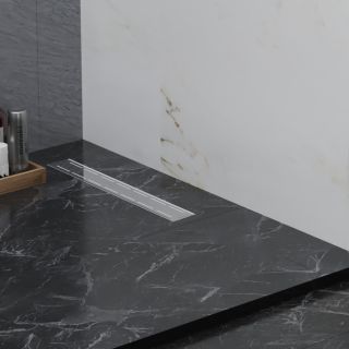 Душевой лоток Paini Line CH450LN с рамкой 45см хром глянец