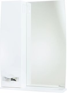 Зеркало-шкаф Bellezza Абрис 80см левый белый 00000006113