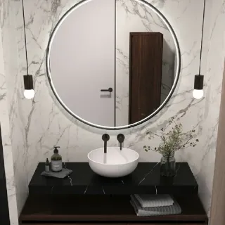 Столешница Armadi Art Flat 869-100-NM 100 см nero marquina