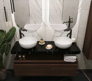 Столешница Armadi Art Flat 869-140-NM 140 см nero marquina