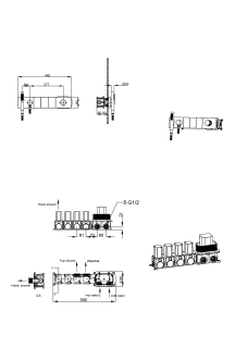 Встраиваемый смеситель для душа Boheme Zodiac 132-SYS-MG золото матовое