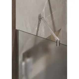 Душевая перегородка Timo T09 90 см хром