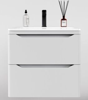 Тумба под раковину Style Line Марелла 70 Люкс Plus СС-00002407 белый матовый
